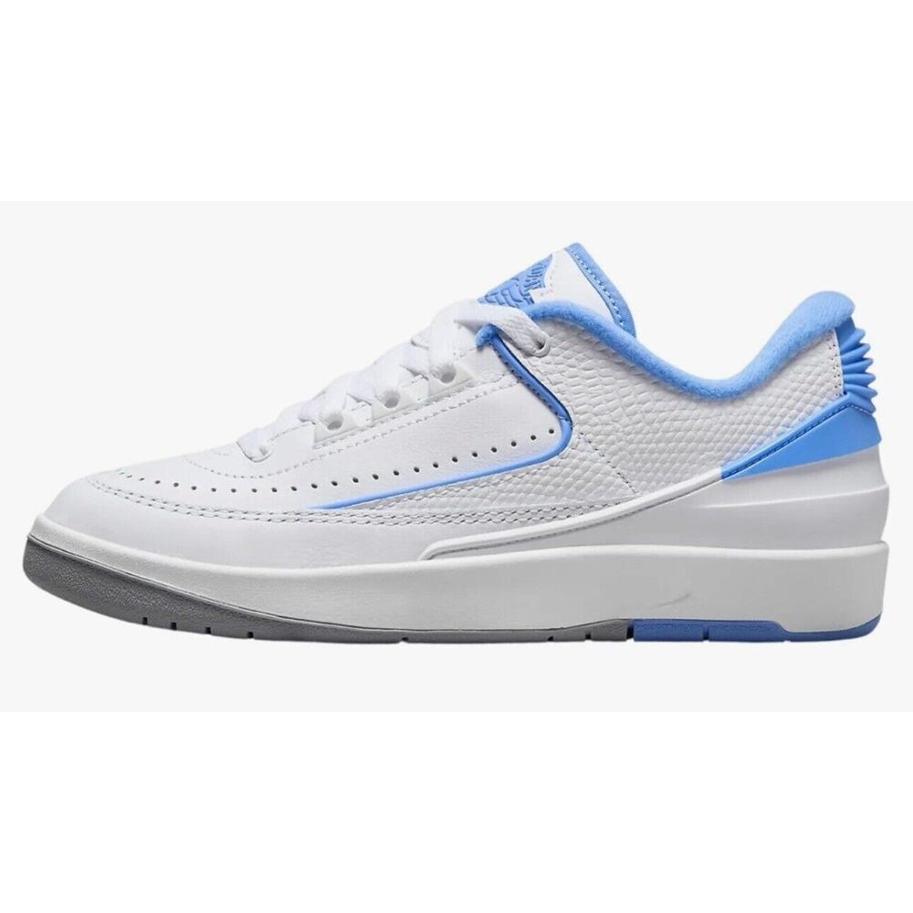 Nike Air Jordan 2 Retro Low University Blue White Size 6.5Y/Women 8 FJ6869 104
